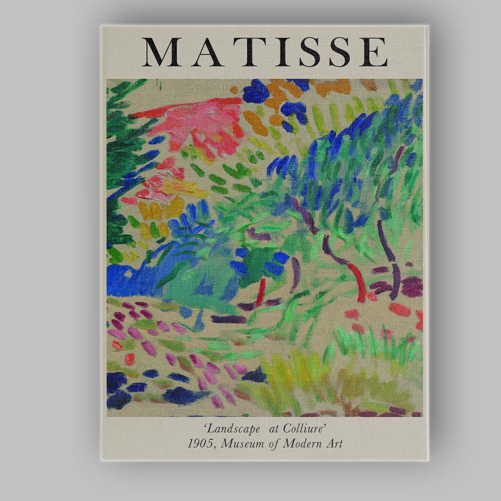 Henri Matisse Colourful Fauvist Landscape Painting Canvas Wall Art Print Decor Picture Ready to Hang