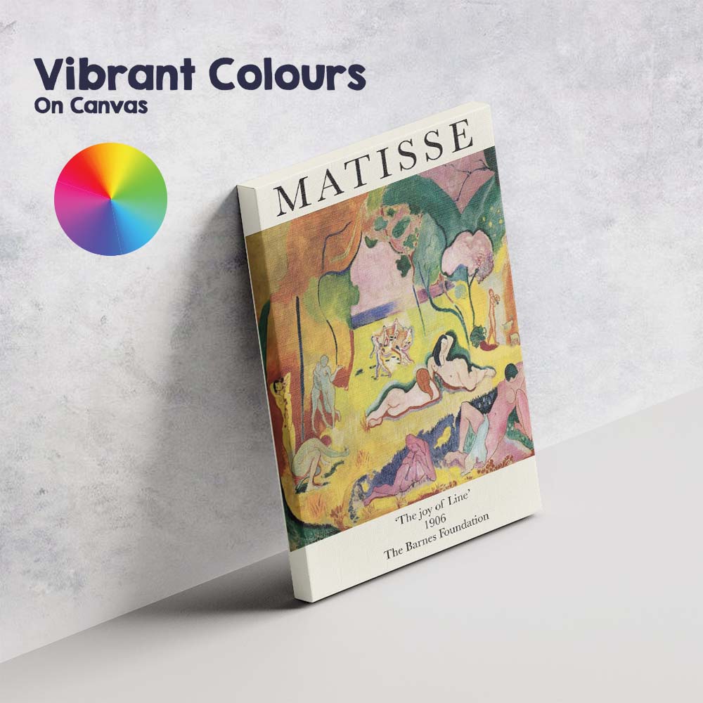 Henri Matisse The Joy of Life Fauvist Colourful Figure Canvas Wall Art Print Decor Picture Ready to Hang