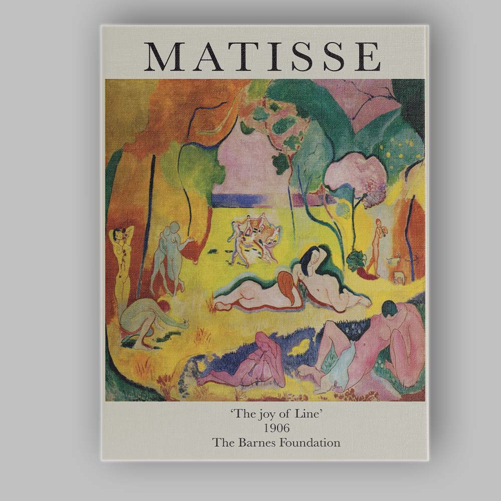 Henri Matisse The Joy of Life Fauvist Colourful Figure Canvas Wall Art Print Decor Picture Ready to Hang