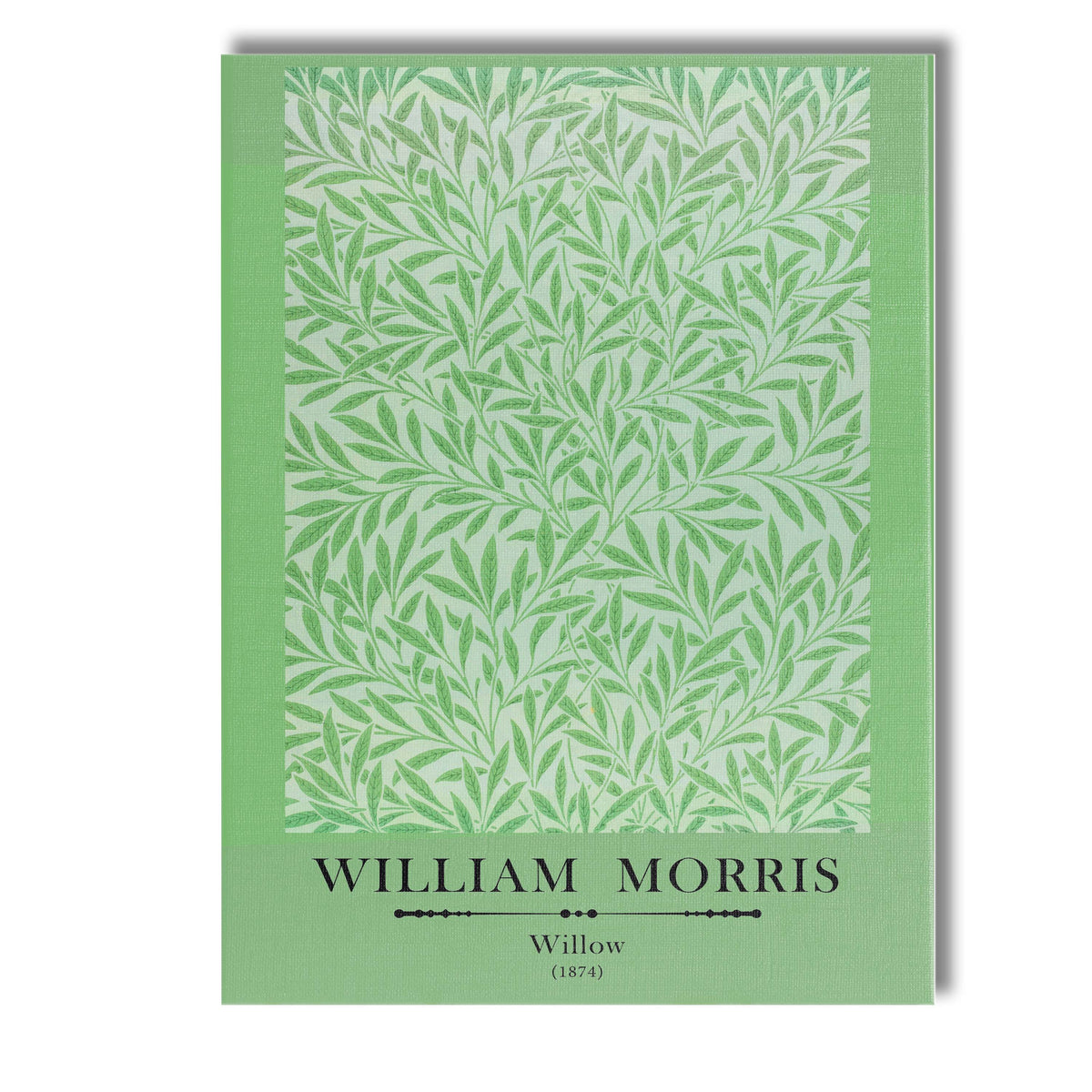 Soft Green Willow Leaf William Morris Nature Inspired Pattern Canvas Wall Art Print Decor Picture Ready to Hang