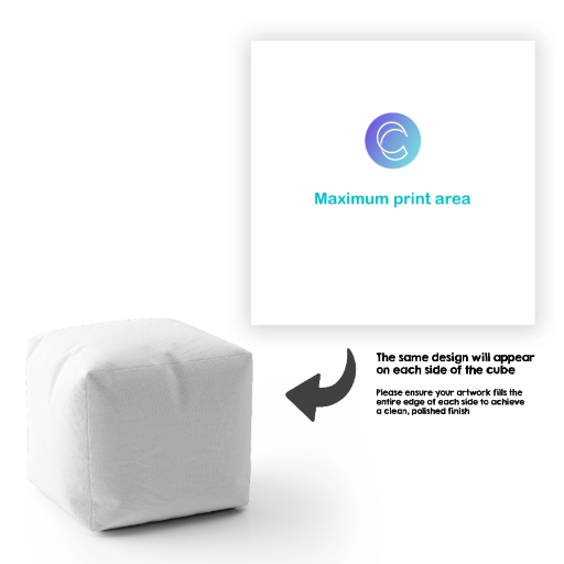 Upload Your Own Photo Novelty Custom Ottoman Filled Pouffe Inc Washable Cover