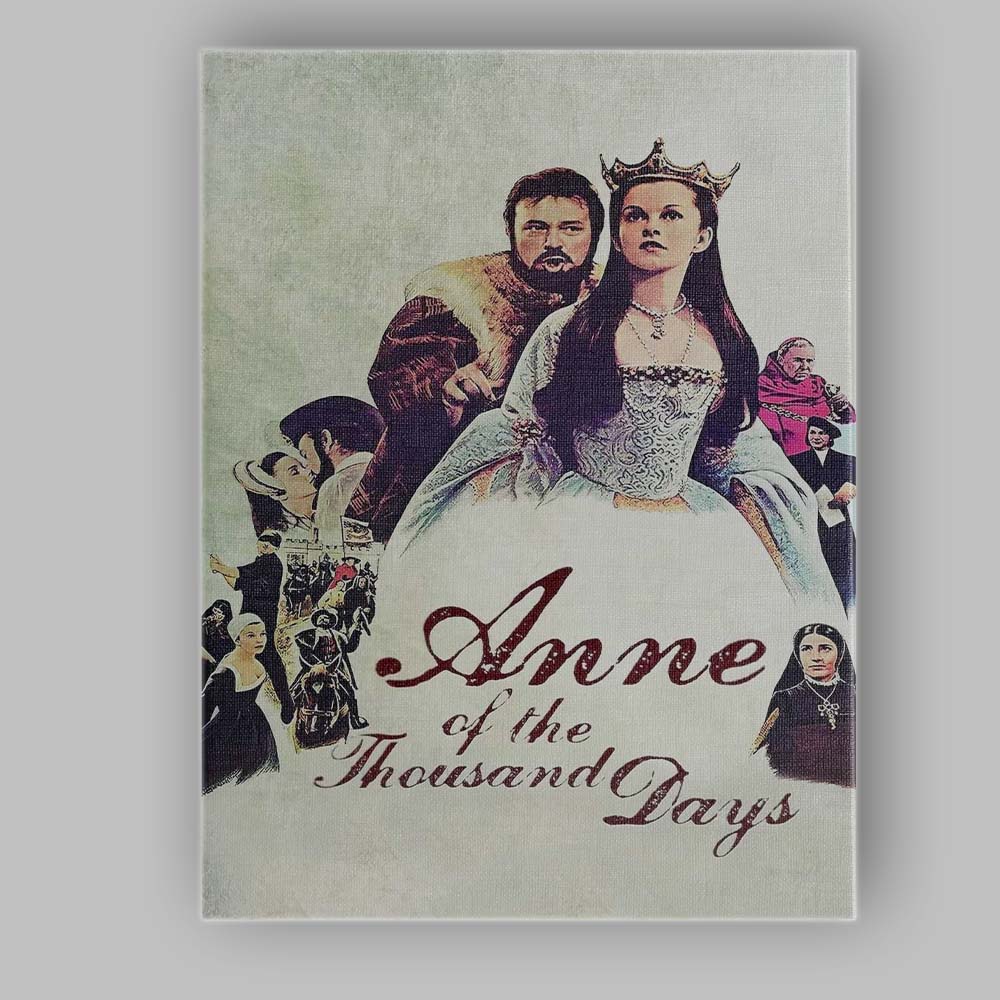 Medieval Queen Crowned Historical Drama Costume Portrait Canvas Wall Art Print Decor Picture Ready to Hang