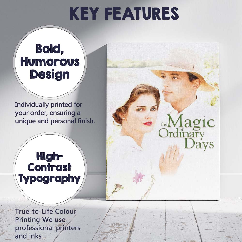 Soft Romantic Countryside Couple Portrait Pastel Elegance Canvas Wall Art Print Decor Picture Ready to Hang
