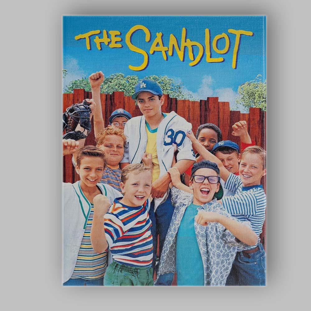 Retro Youth Baseball Team Friendship Summer Adventure Canvas Wall Art Print Decor Picture Ready to Hang