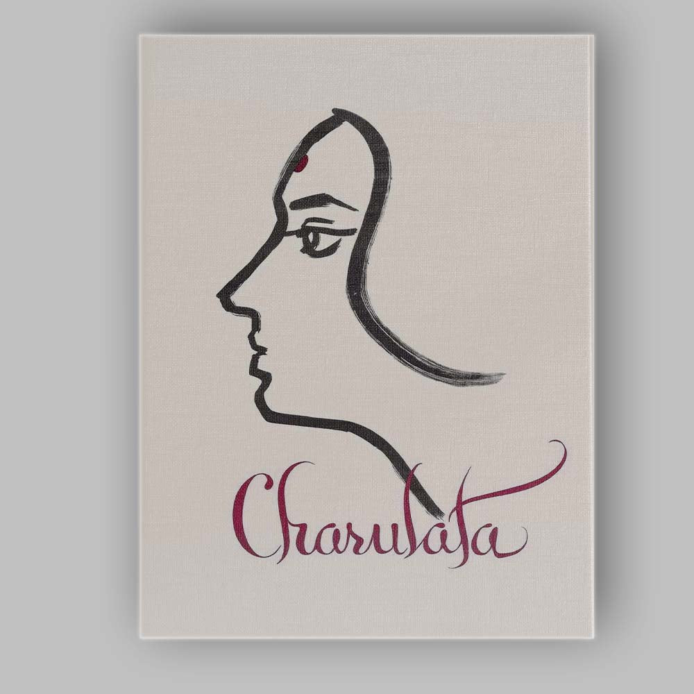 Minimalist Line Art Female Profile Contemporary Portrait Canvas Wall Art Print Decor Picture Ready to Hang