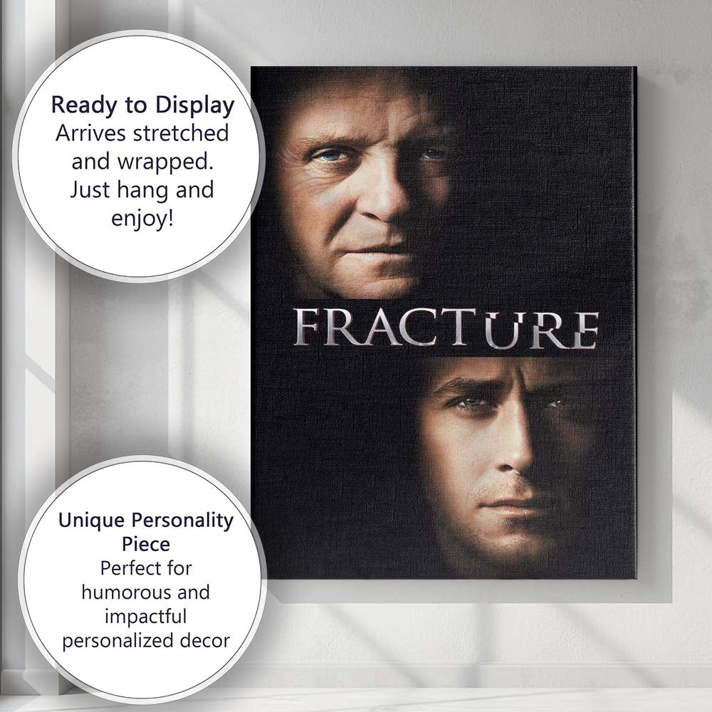 Dark Psychological Thriller Dual Portrait Cinematic Artwork Canvas Wall Art Print Decor Picture Ready to Hang