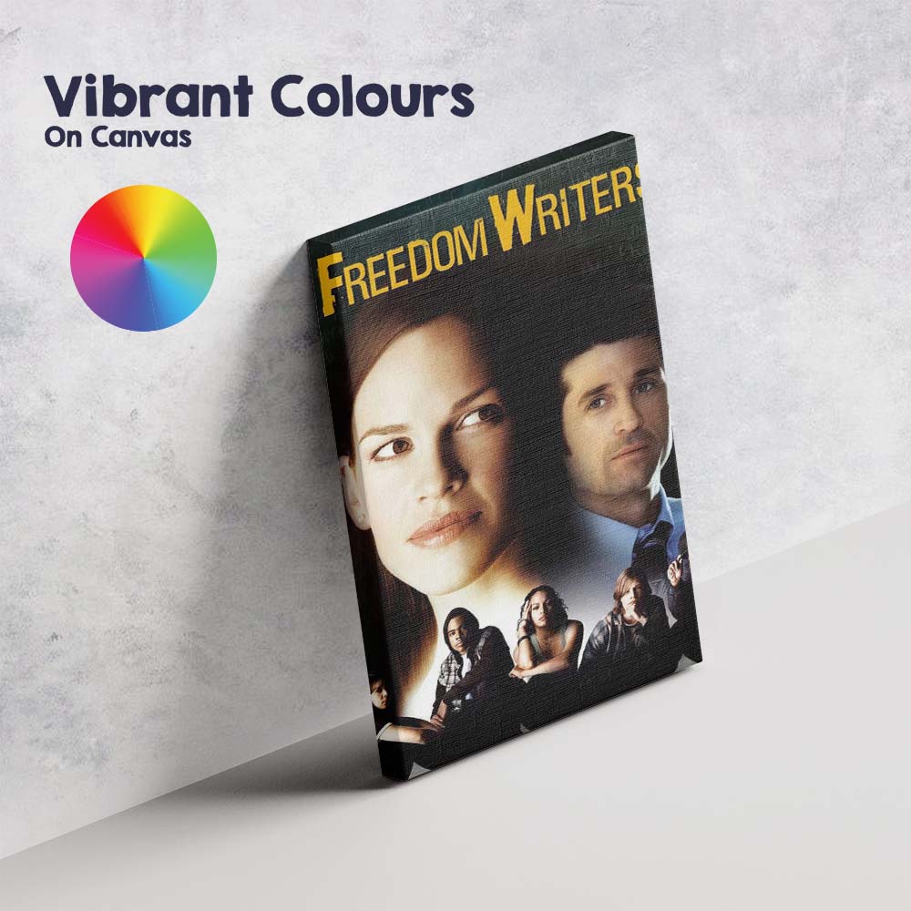 Freedom Writers Inspirational Education Drama Classroom Chalkboard Portrait Canvas Wall Art Print Decor Picture Ready to Hang