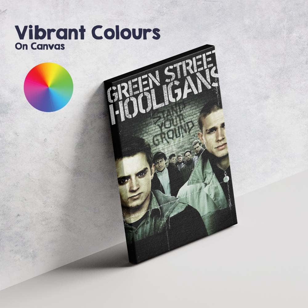 Green Street Football Hooligan Gang Urban Gritty Street Culture Canvas Wall Art Print Decor Picture Ready to Hang