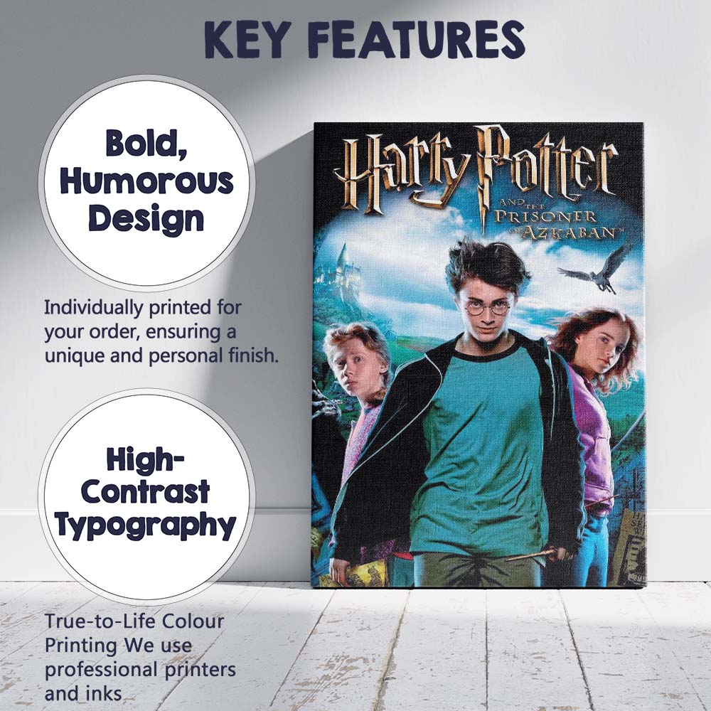Magical Wizard School Fantasy Adventure Castle Artwork Canvas Wall Art Print Decor Picture Ready to Hang