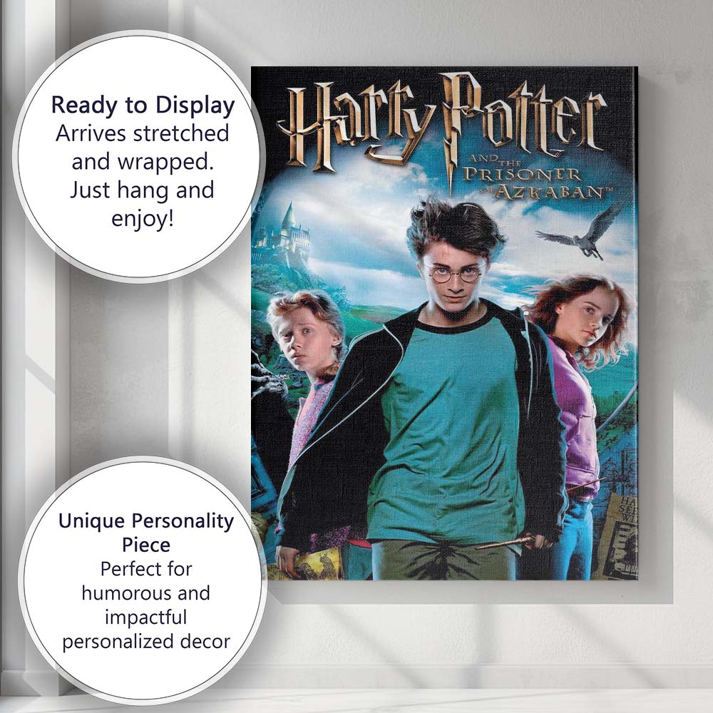 Magical Wizard School Fantasy Adventure Castle Artwork Canvas Wall Art Print Decor Picture Ready to Hang