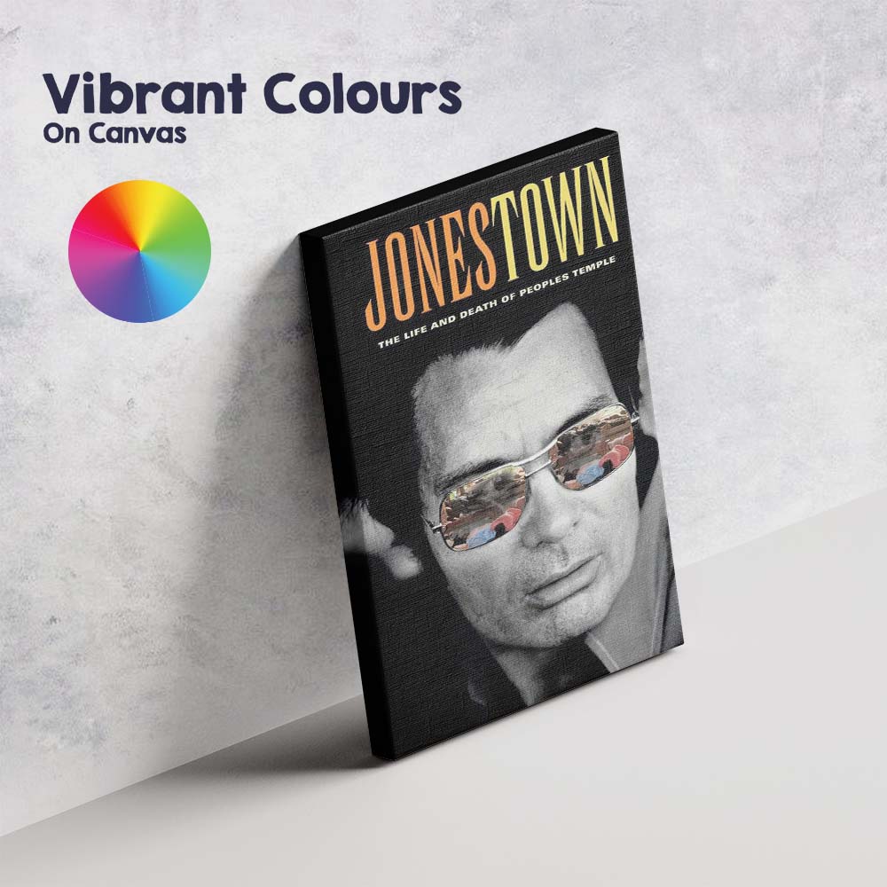Monochrome Cult Documentary Style Portrait Reflective Sunglasses Graphic Canvas Wall Art Print Decor Picture Ready to Hang