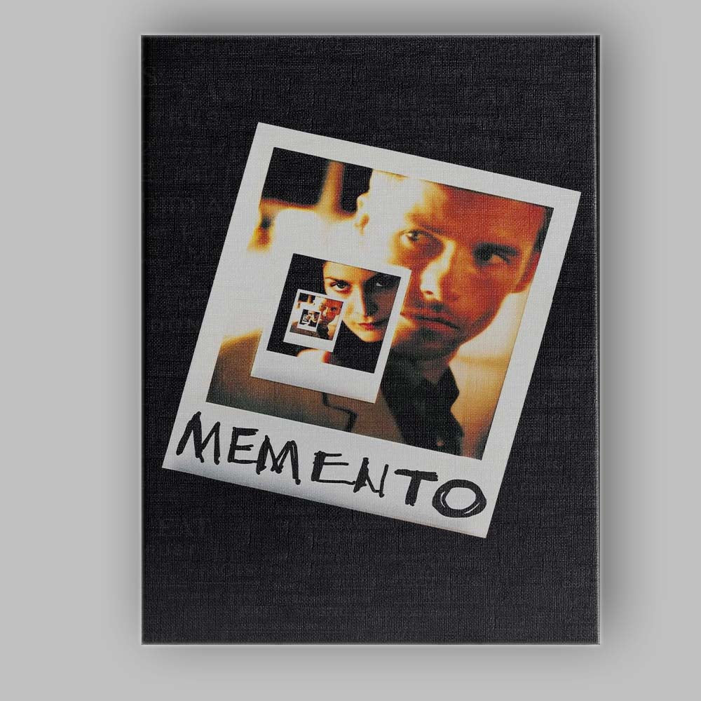 Psychological Thriller Polaroid Photo Collage Sepia Portrait Canvas Wall Art Print Decor Picture Ready to Hang