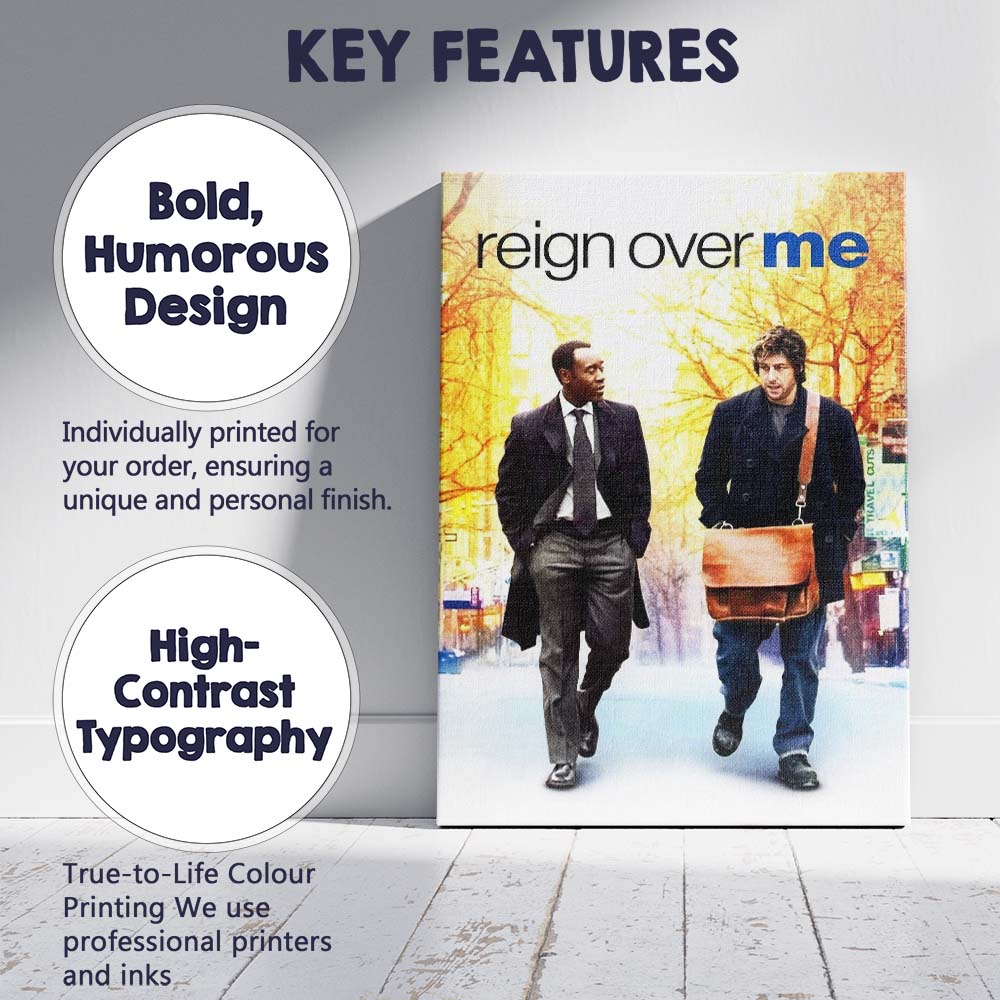 Reign Over Me Emotional Friendship Urban Drama Warm Autumn Streets Canvas Wall Art Print Decor Picture Ready to Hang