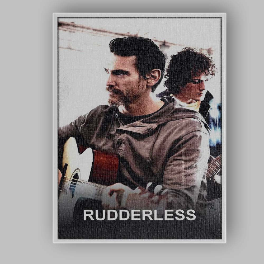 Rudderless Acoustic Music Drama Guitarist Portrait Contemporary Film Poster Canvas Wall Art Print Decor Picture Ready to Hang