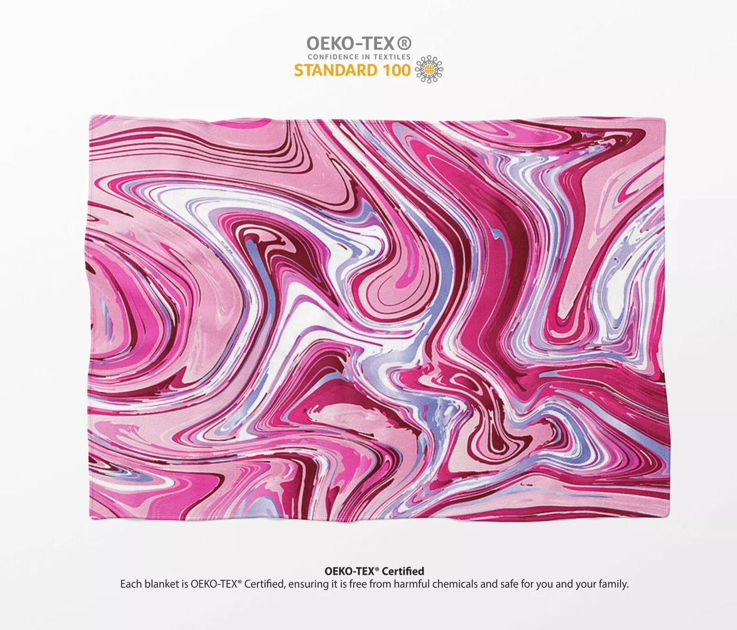 Liquid Marble Abstract Blanket