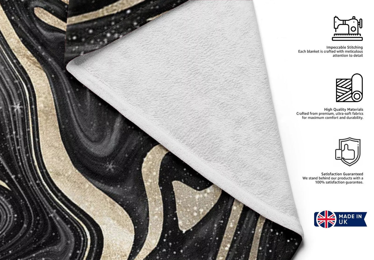 Liquid Marble Abstract Towel