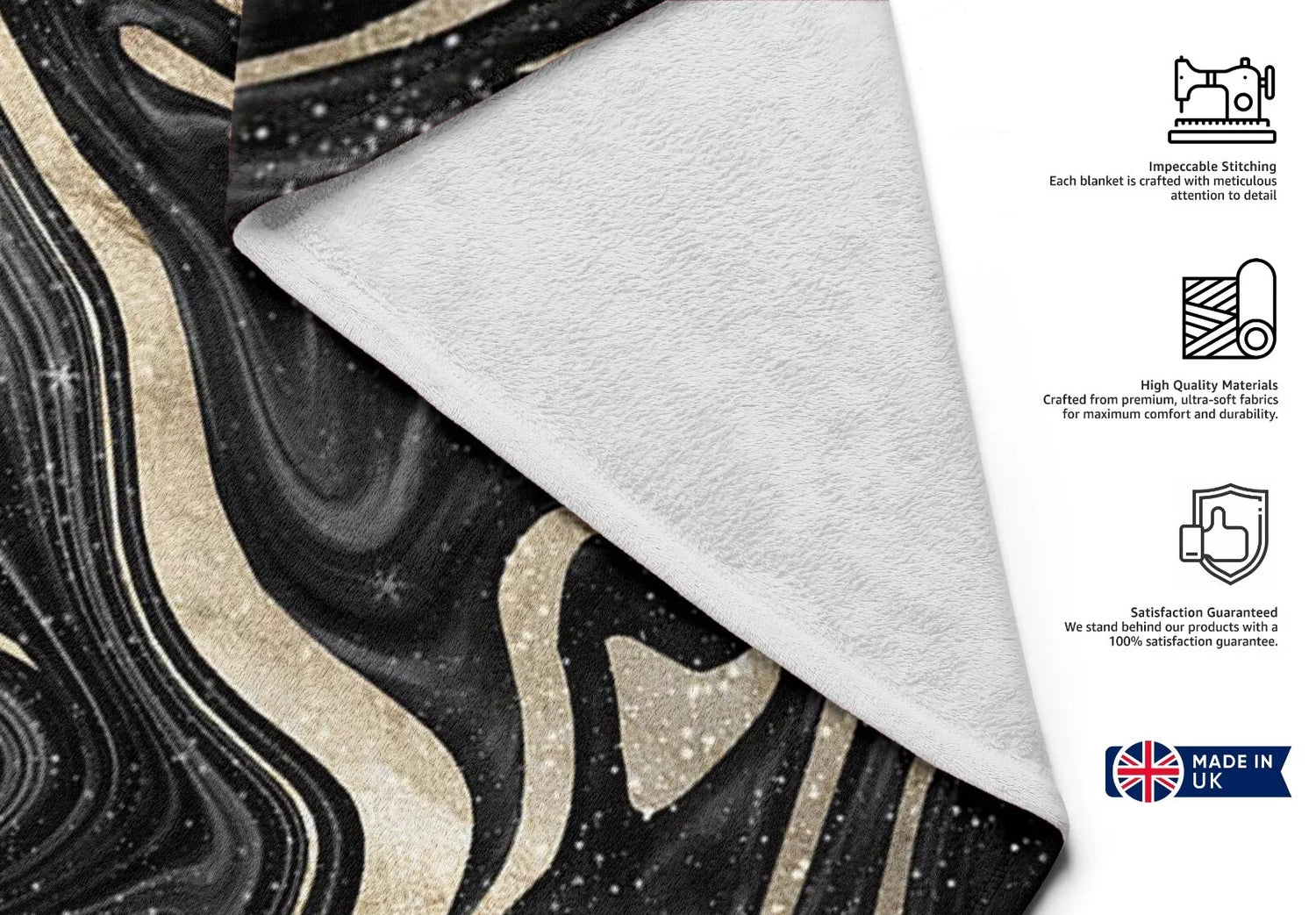 Liquid Marble Abstract Towel