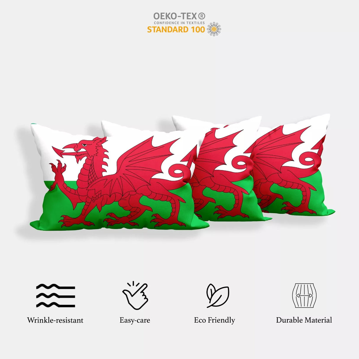Wales Welsh Flag Pillowcase