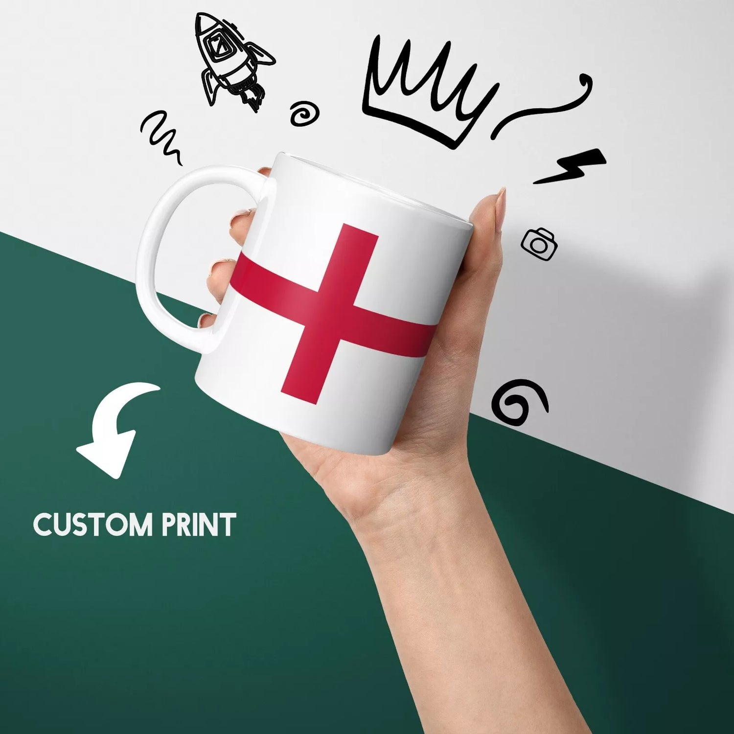 England Flag Mug