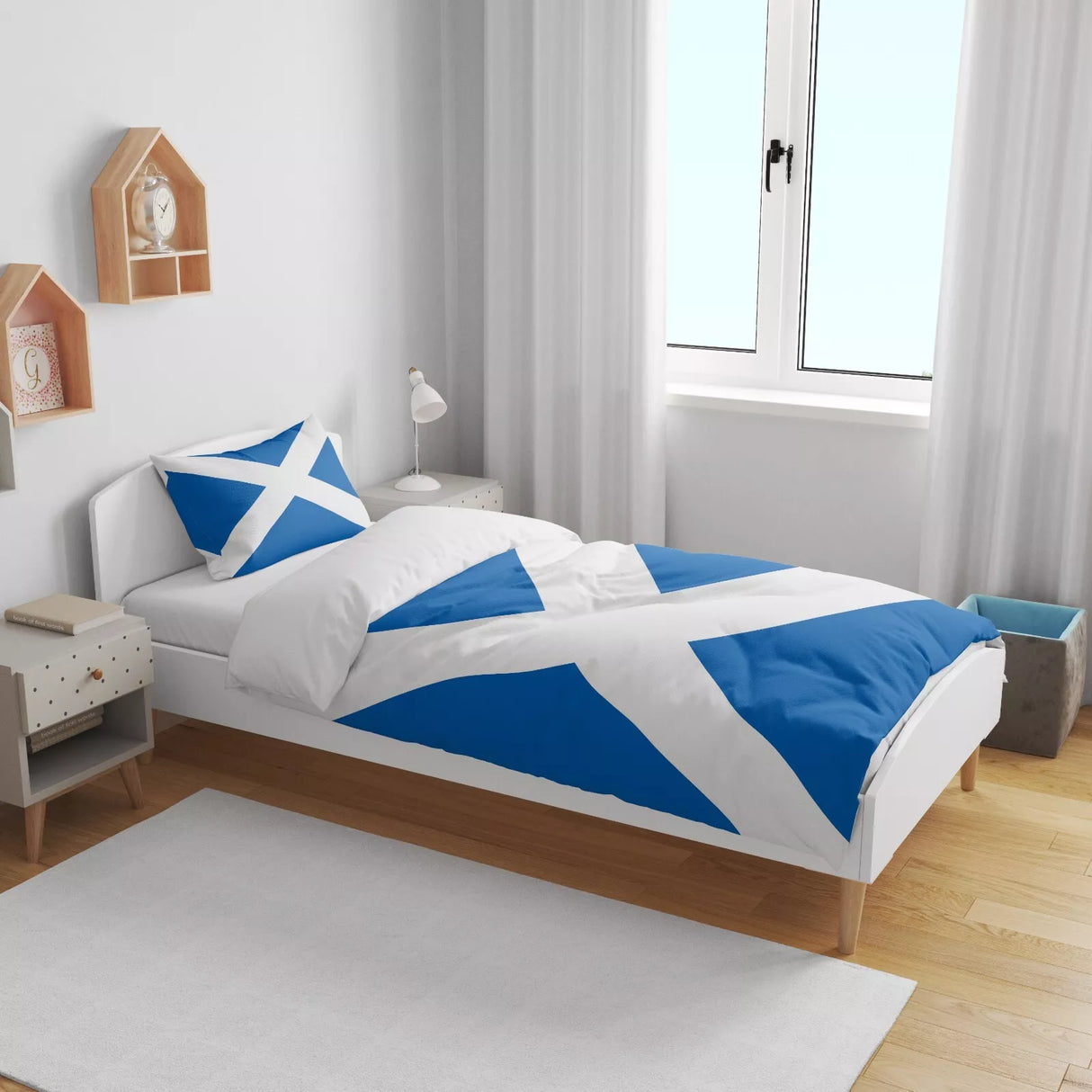 Scotland Scottish Flag Cot Bedding Set