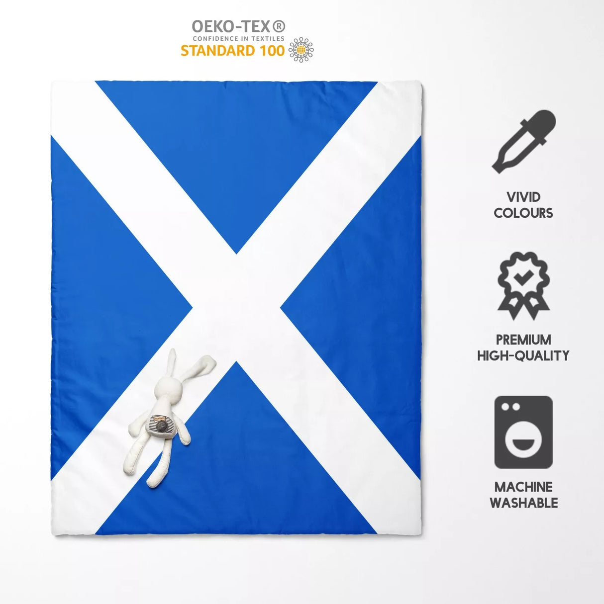 Scotland Scottish Flag Cot Bedding Set