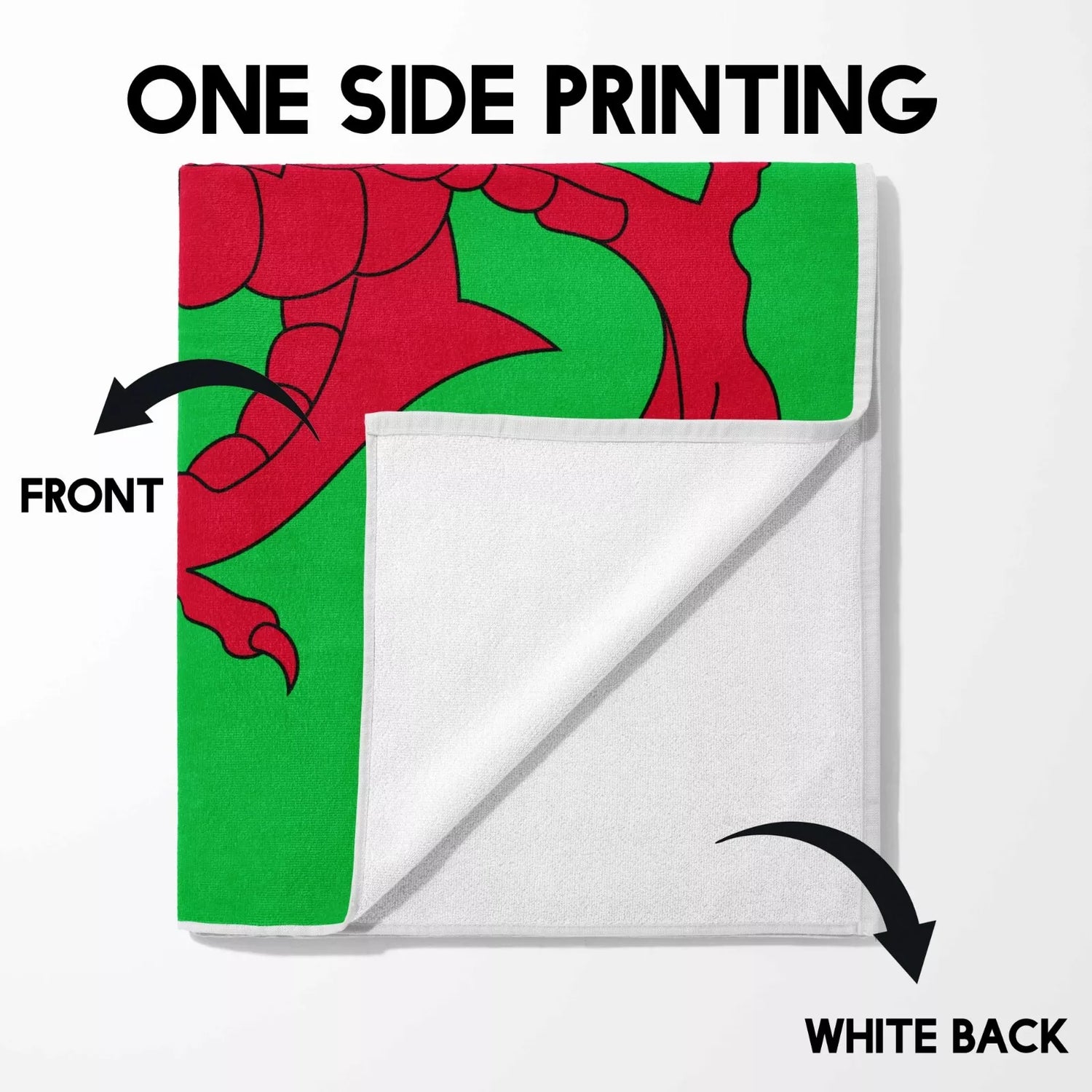 Wales Welsh Flag Towel