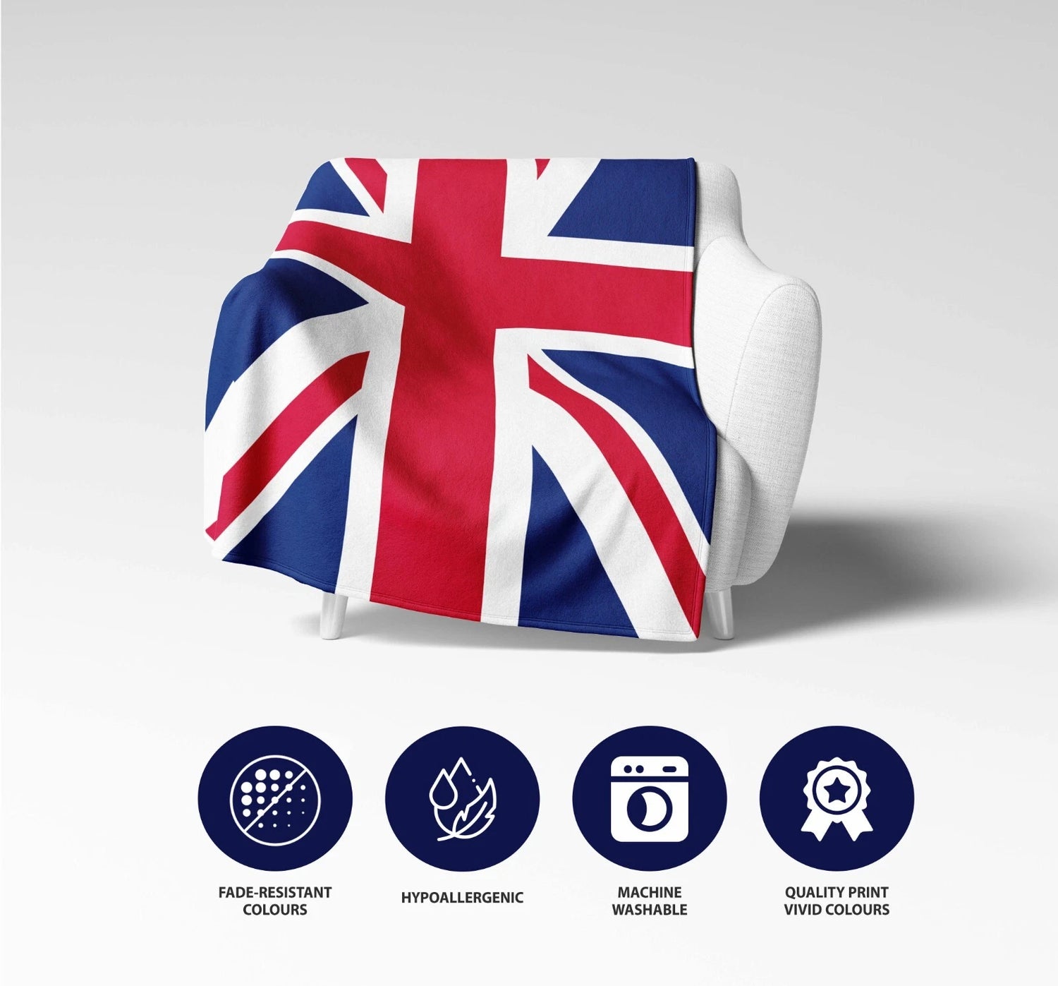 Union Jack UK Flag Blanket