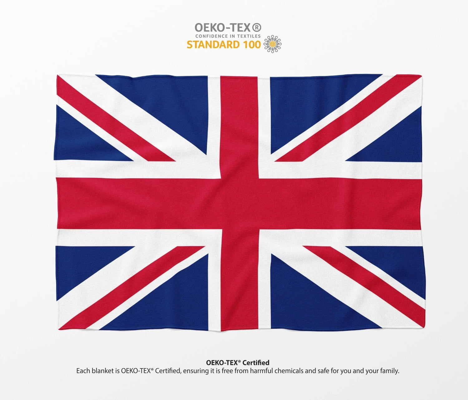 Union Jack UK Flag Blanket