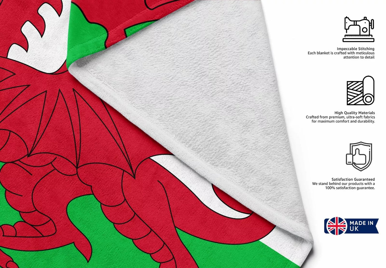 Wales Welsh Flag Towel