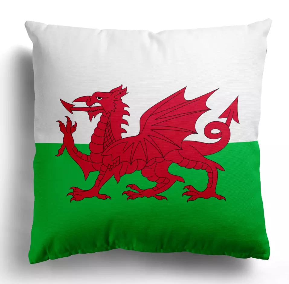 Wales Welsh Flag Cushion