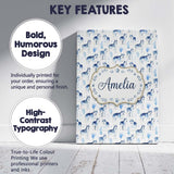 Personalised Name Watercolor Full Body Custom  Modern Room Accent Elegant Feature Canvas Wall Art Print Decor Picture Ready to Hang