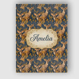 Personalised Name Majestic Kudu Antelope Custom  Unique Gift Idea Elegant Feature Canvas Wall Art Print Decor Picture Ready to Hang