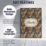 Personalised Name Majestic Kudu Antelope Custom  Unique Gift Idea Elegant Feature Canvas Wall Art Print Decor Picture Ready to Hang