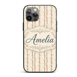 Delicate Bare Trees with Blush Foliage Seamless Custom Name Protective Phone Case Mobile Cover Durable Everyday Smartphone Shock Resistant