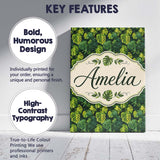 Personalised Name Lush Tropical Monstera Custom  Unique Gift Idea Elegant Feature Canvas Wall Art Print Decor Picture Ready to Hang