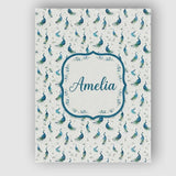 Personalised Name Watercolor Peacock Birds Custom  Unique Gift Idea Elegant Feature Canvas Wall Art Print Decor Picture Ready to Hang