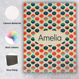 Personalised Name Geometric Umbrella Custom Premium Decorative Design Modern Room Accent Canvas Wall Art Print Decor Picture Ready to Hang