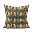 Custom Name Elegant Gothic Witch Moonlit Night Pattern Name Cute Square Filled Cushion Throw Pillow Sofa Bed Home Decor Zip Washable UK Made