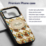 Golden Monkey Portrait Ornamental Printed Design Custom Name Protective Phone Case Mobile Cover Durable Everyday Smartphone Shock Resistant