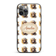 Watercolor Baby Monkey Cute Animal Printed Design Custom Name Protective Phone Case Mobile Cover Durable Everyday Smartphone Shock Resistant