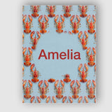 Personalised Name Realistic Lobster Seamless Custom Bespoke  Contemporary Display Canvas Wall Art Print Decor Picture Ready to Hang