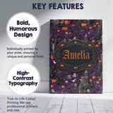 Personalised Name Spooky Haunted Houses Custom  Modern Room Accent Elegant Feature Canvas Wall Art Print Decor Picture Ready to Hang