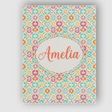 Personalised Name Delicate Pastel Floral Custom  Unique Gift Idea Elegant Feature Canvas Wall Art Print Decor Picture Ready to Hang