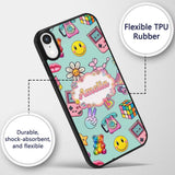 Smiley Roller Skate Game Console Printed Design Custom Name Protective Phone Case Mobile Cover Durable Everyday Smartphone Shock Resistant