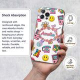 Gummy Bear Rainbow Roller Skate Printed Design Custom Name Protective Phone Case Mobile Cover Durable Everyday Smartphone Shock Resistant