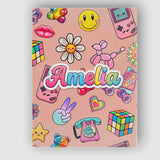 Personalised Name Toys Smiley Roller Skate Custom  Unique Gift Idea Elegant Feature Canvas Wall Art Print Decor Picture Ready to Hang