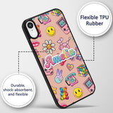 Toys Smiley Roller Skate Beige Printed Design Custom Name Protective Phone Case Mobile Cover Durable Everyday Smartphone Shock Resistant