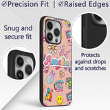 Toys Smiley Roller Skate Beige Printed Design Custom Name Protective Phone Case Mobile Cover Durable Everyday Smartphone Shock Resistant