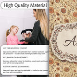 Vintage Autumn Floral Vine Seamless Pattern Warm Orange Beige  Personalised Custom Name Super Soft Fleece Blanket Bed Sofa Throw