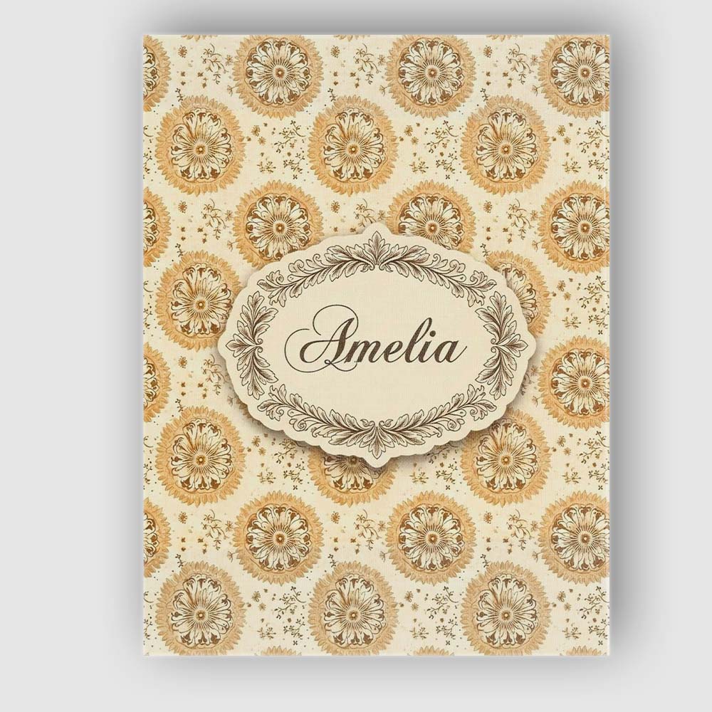 Personalised Name Elegant Beige Mandala Custom  Unique Gift Idea Modern Room Accent Canvas Wall Art Print Decor Picture Ready to Hang